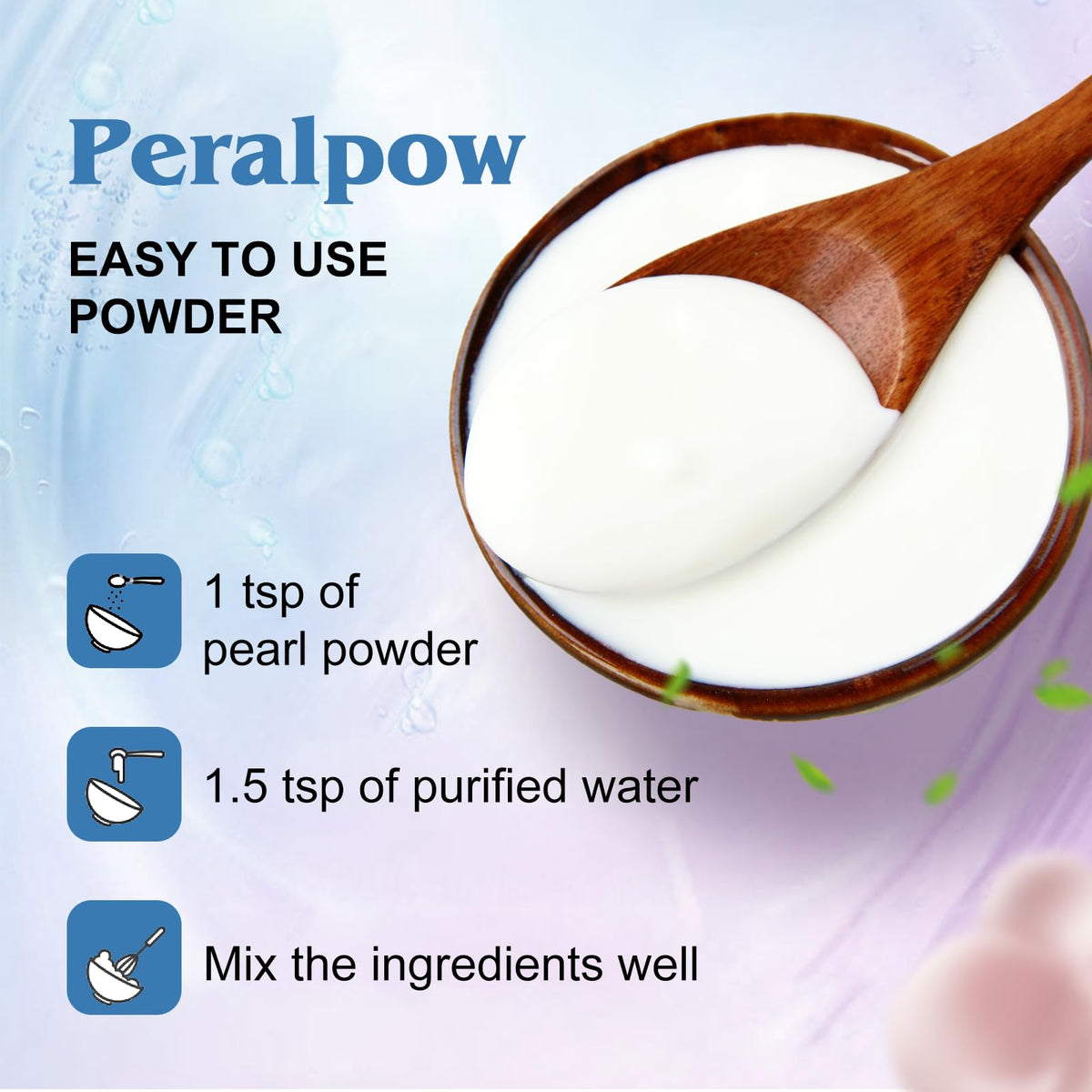 White Organic Pearl Powder for DIY Skincare