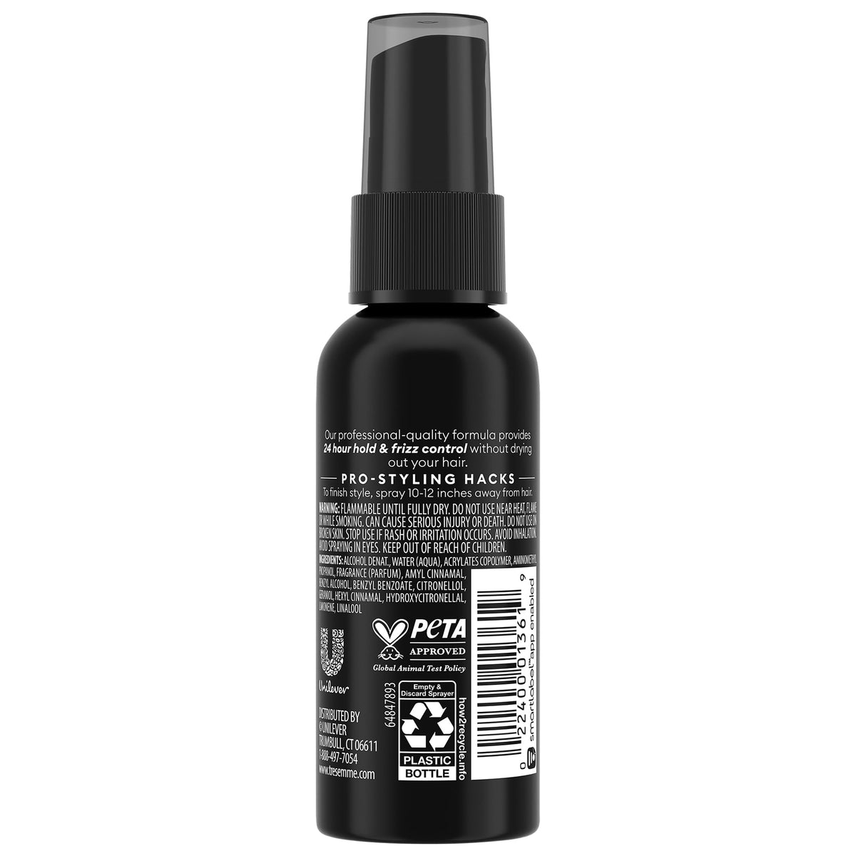 TRESemmé Travel Extra Hold Hairspray, Non-Aerosol, 2 Fl Oz