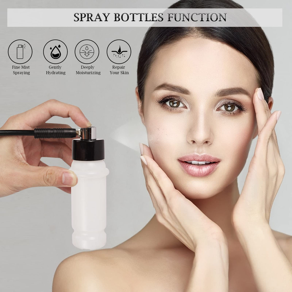 3-in-1 Diamond Microdermabrasion System with Adjustable Vacuum and Spray