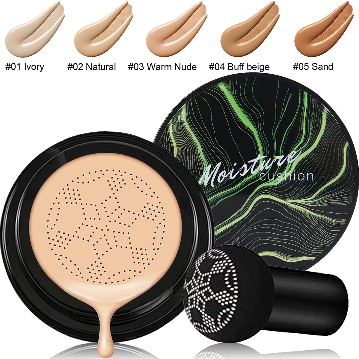 PHOERA Full Coverage Makeup Set with Foundation and CC Cream
