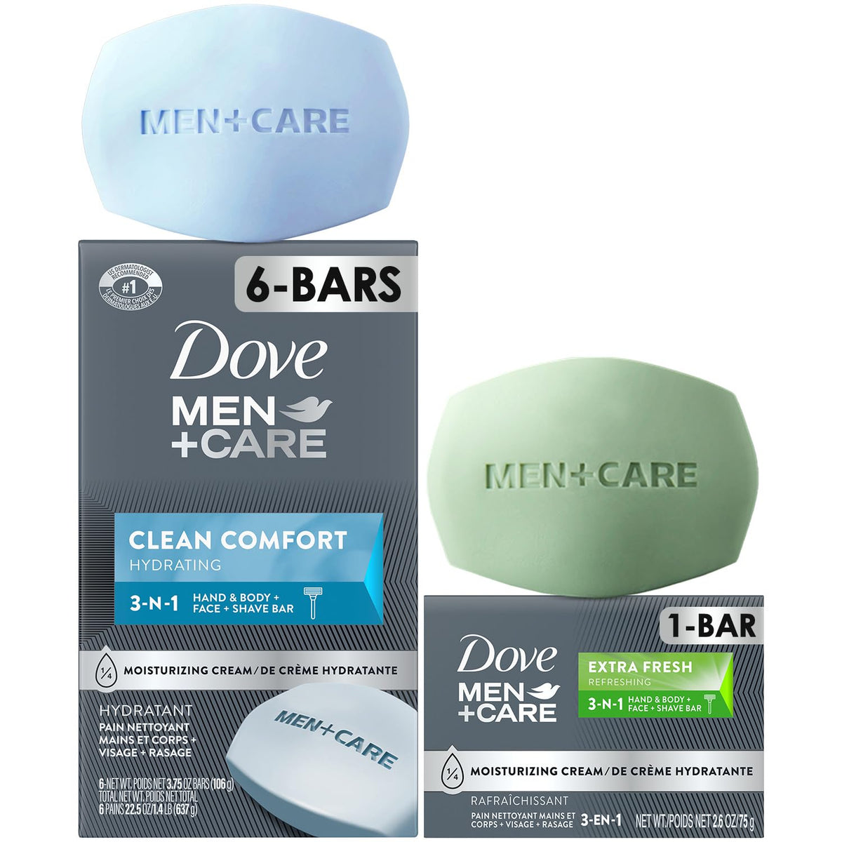 Dove Men+Care Soap Bars
