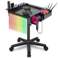Multi-Function Rolling Salon Tray Cart with Adjustable Height
