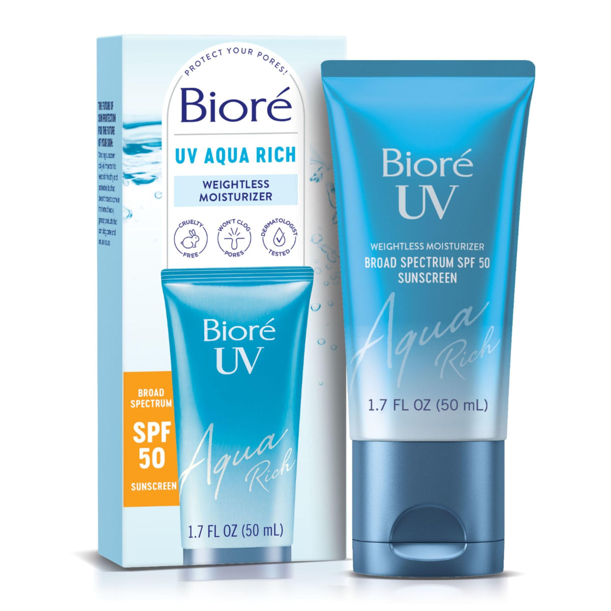 Biore UV Aqua Rich Facial Moisturizer Sunscreen
