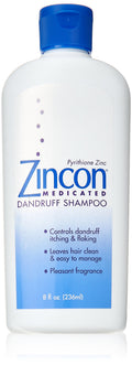 ZINCON Medicated Dandruff Shampoo, 8 oz, Pack of 3