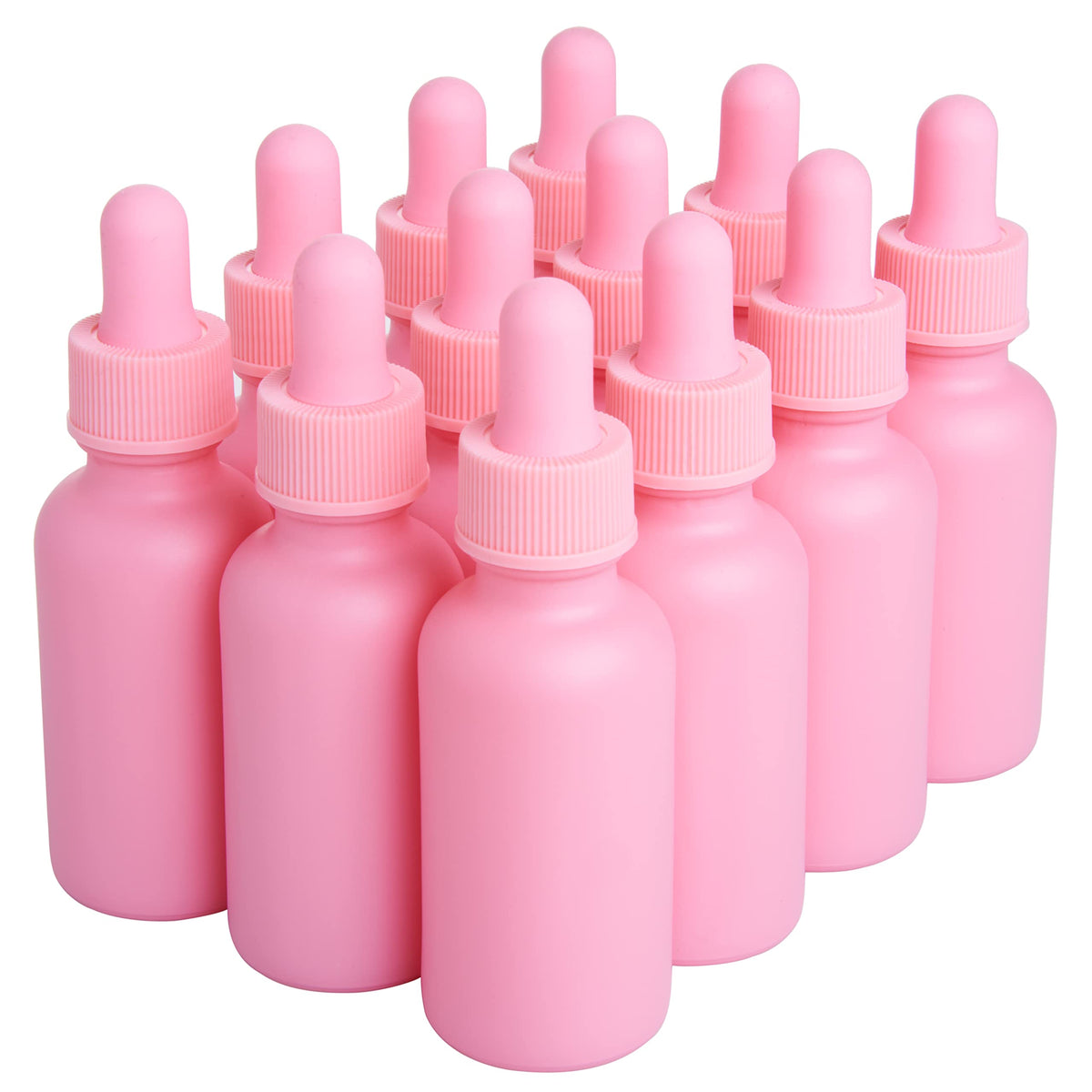 1 oz Boston Round Glass Bottles, Reusable Glass Storage Bottles