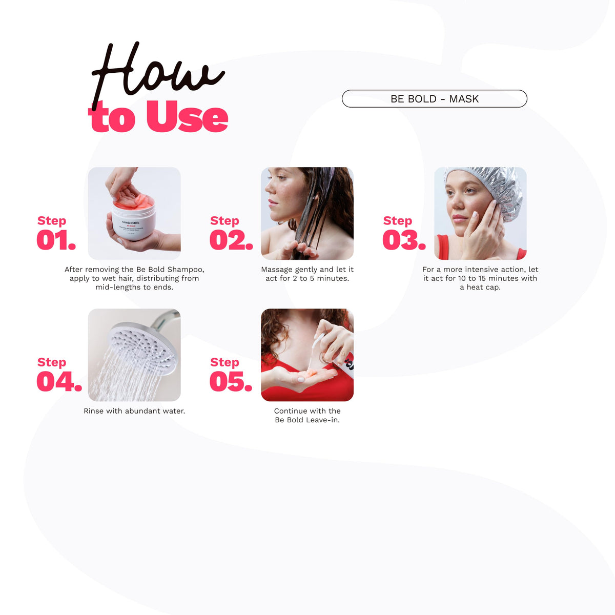 BE BOLD Ginger Milk Intensive Repair Hair Mask