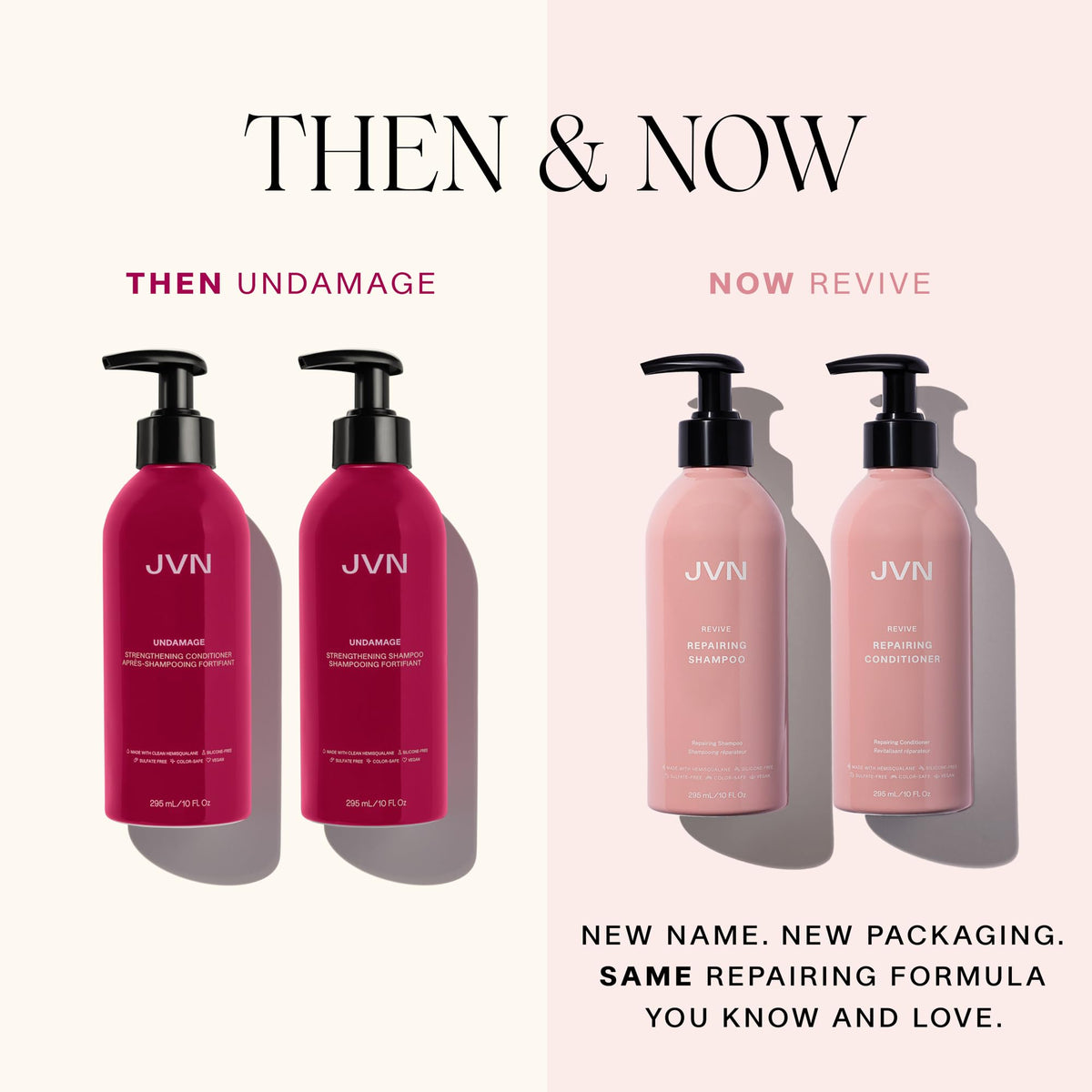 JVN Revive Repairing Conditioner for Damaged, Color-Treated Hair