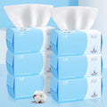 Cotton Facial Dry Wipes, Soft Multi-Purpose Face Towels