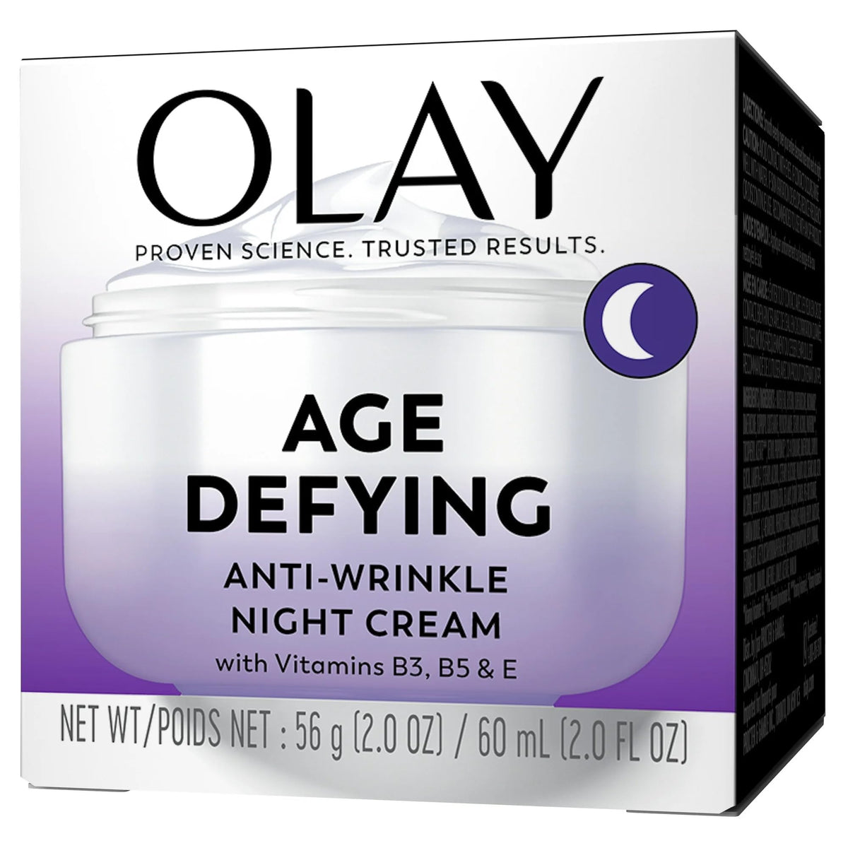 Olay Age Defying Anti-Wrinkle Night Cream, 2 oz, Pack of 2