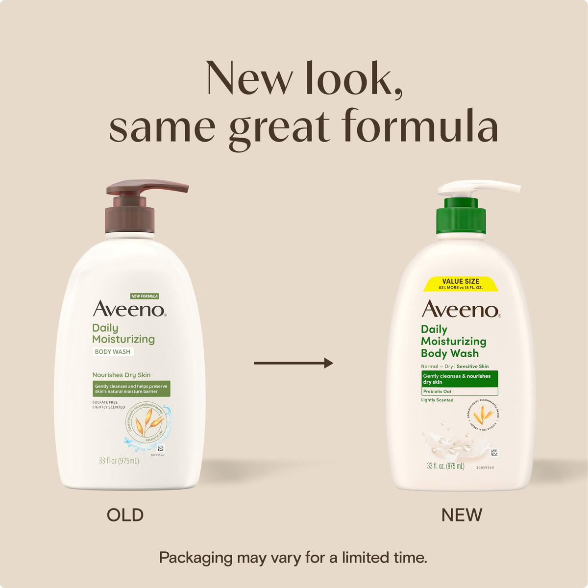 Aveeno Daily Moisturizing Body Wash with Prebiotic Oat