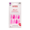 KISS Jelly Fantasy Translucent Sculpted Press-On Nails with Glue