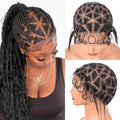 Full Lace Braided Crochet Wig Cap with Baby Hair