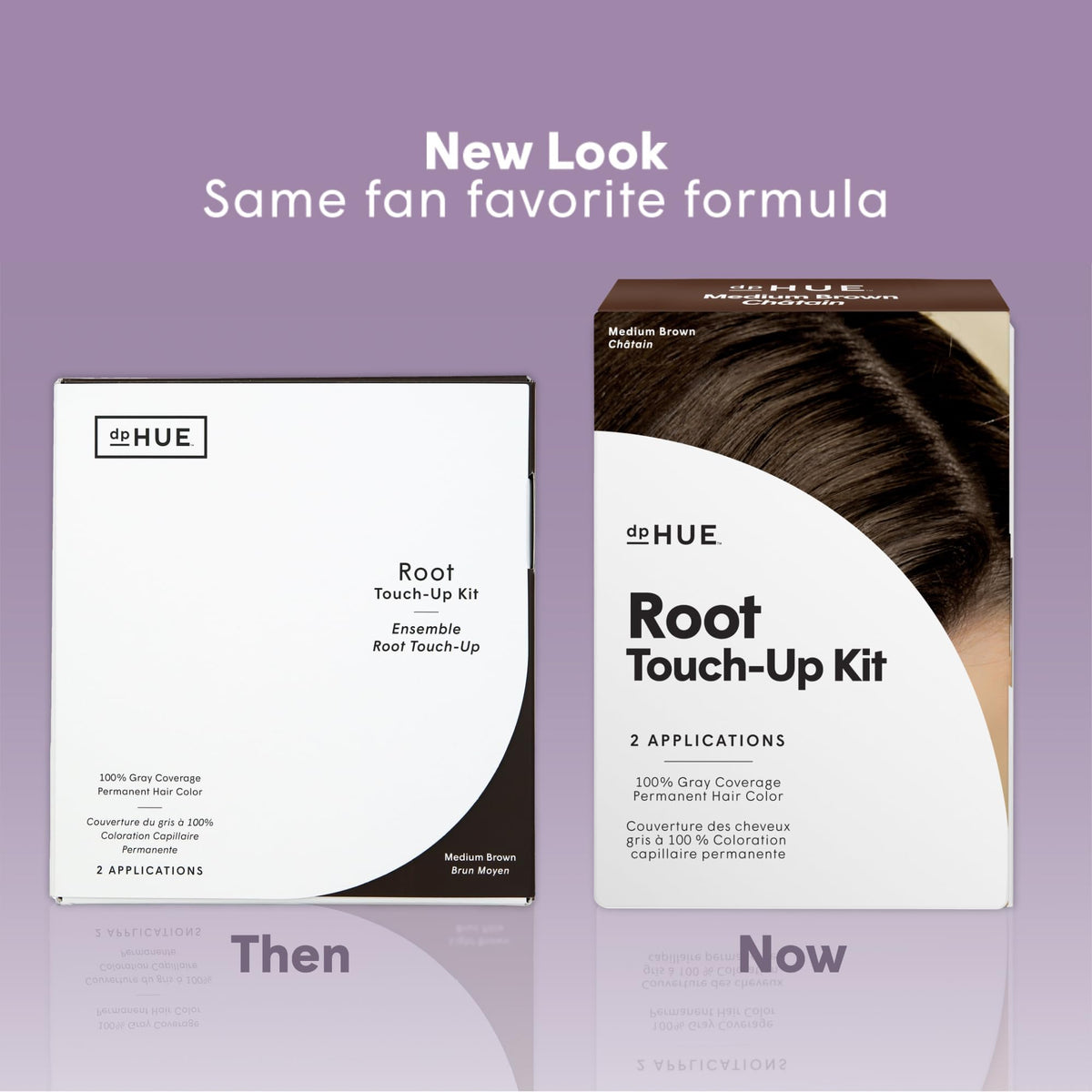 dpHUE Root Touch-Up Kit Permanent Hair Color for Gray Coverage