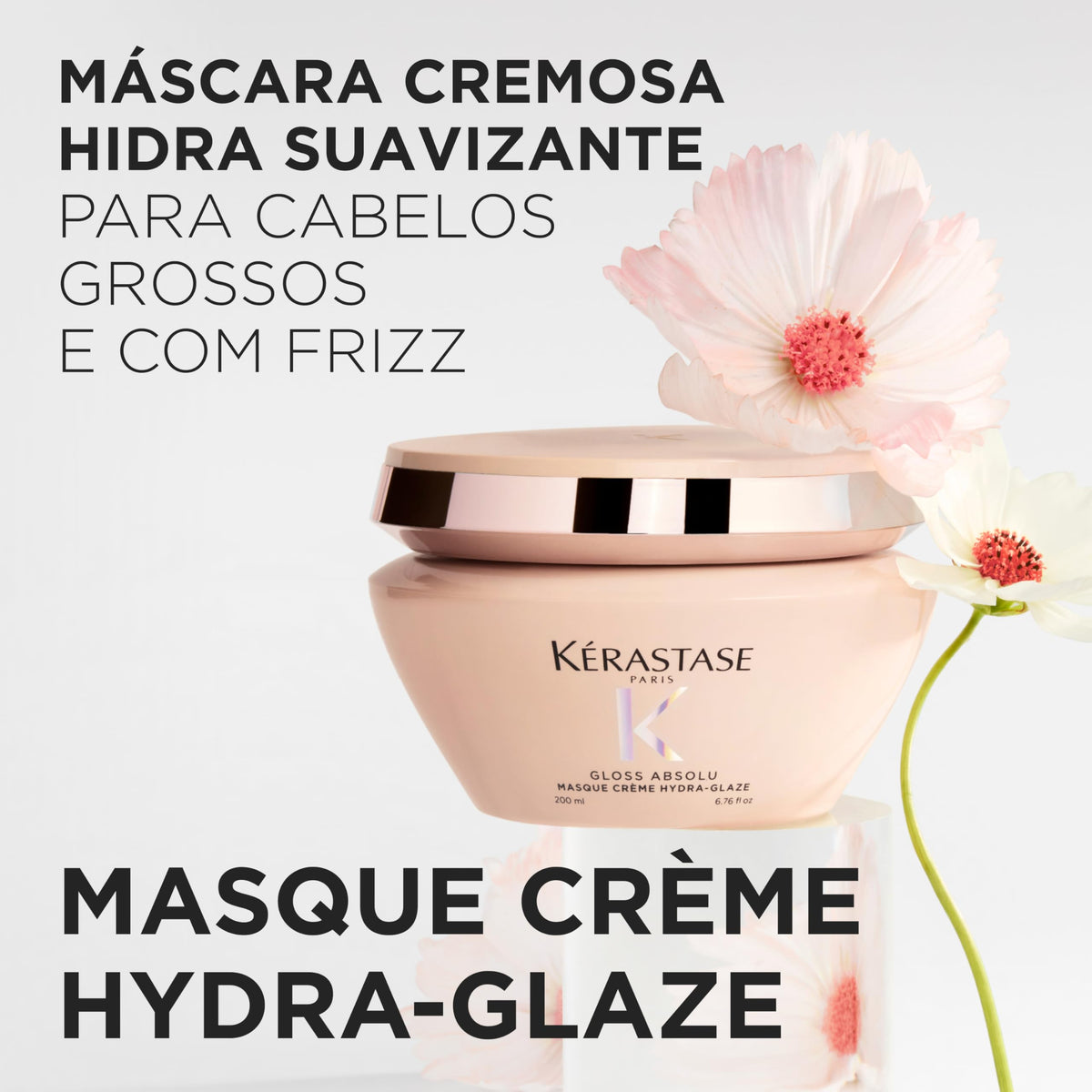 Kérastase Gloss Absolu Hydra-Glaze Nourishing Hair Mask, 6.8 Fl Oz