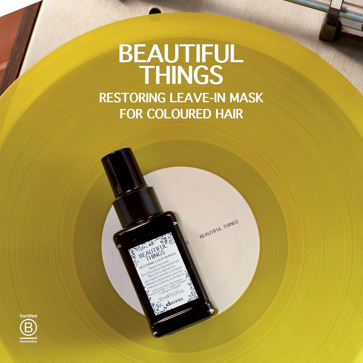 Davines Beautiful Things Hair Mask, Repairing Leave-In Treatment