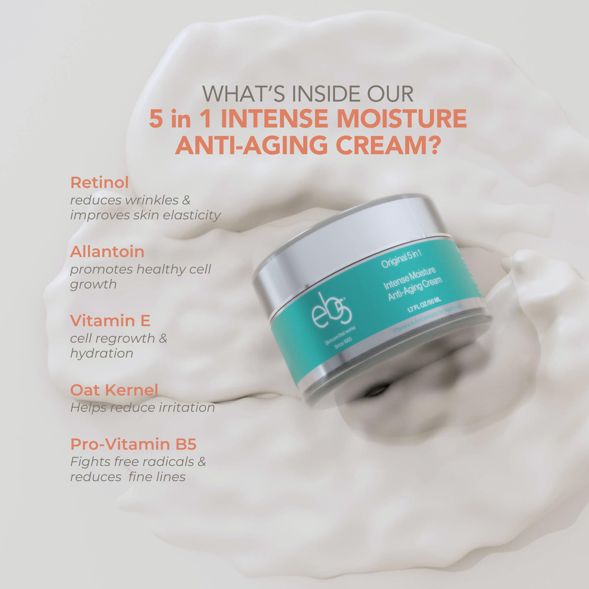 eb5 Intense Moisture Anti-Aging Face and Neck Moisturizer
