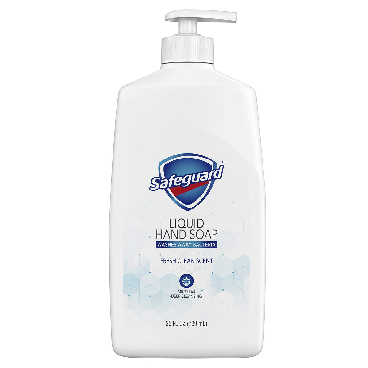 Safeguard Micellar Deep Cleansing Liquid Hand Soap, Fresh Clean Scent, 25 oz