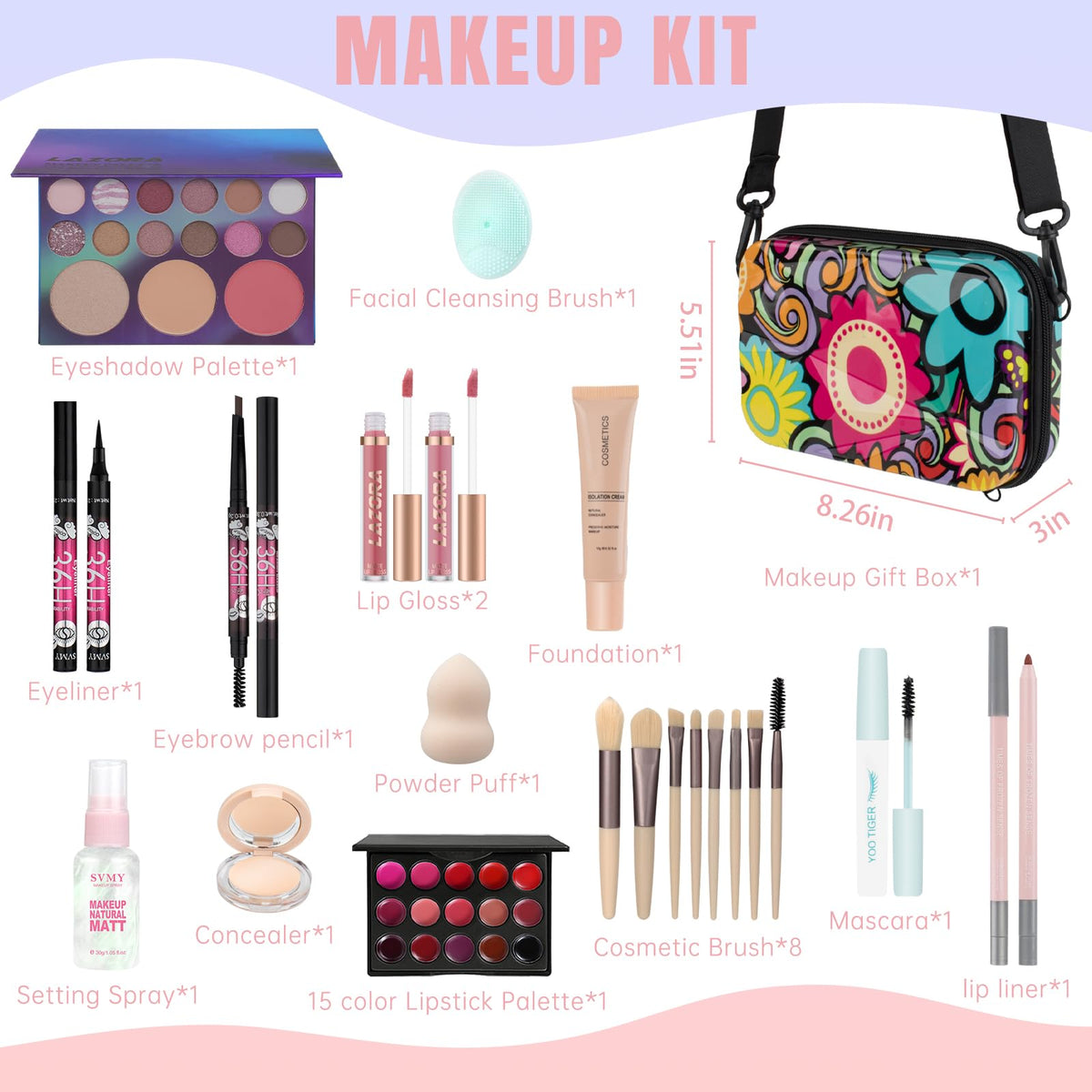 Makeup Set Kit for Beginners and Makeup Enthusiasts