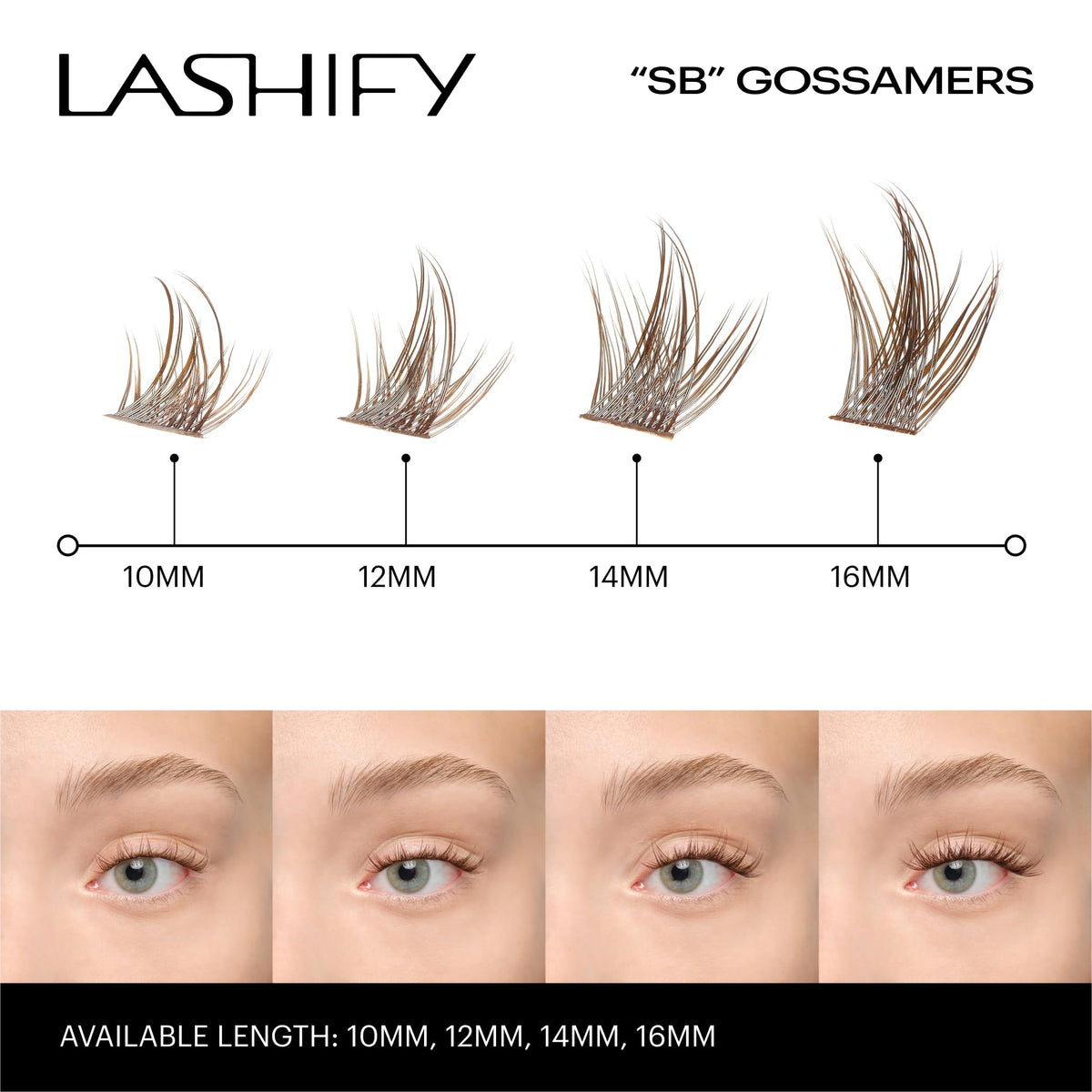 Lashify Star Burst Gossamer DIY Eyelash Extensions Refill