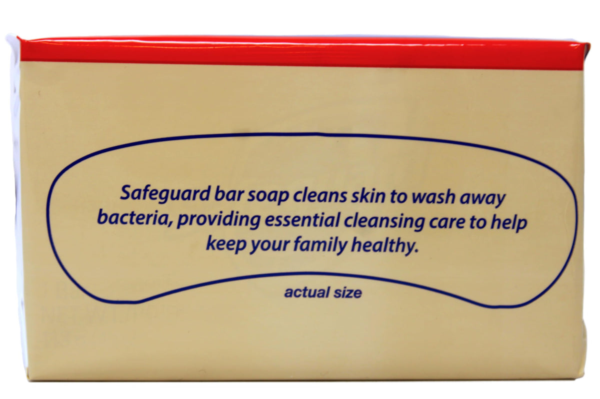 Safeguard Antibacterial Hand Bar Soap, 4 oz, 32 Bars