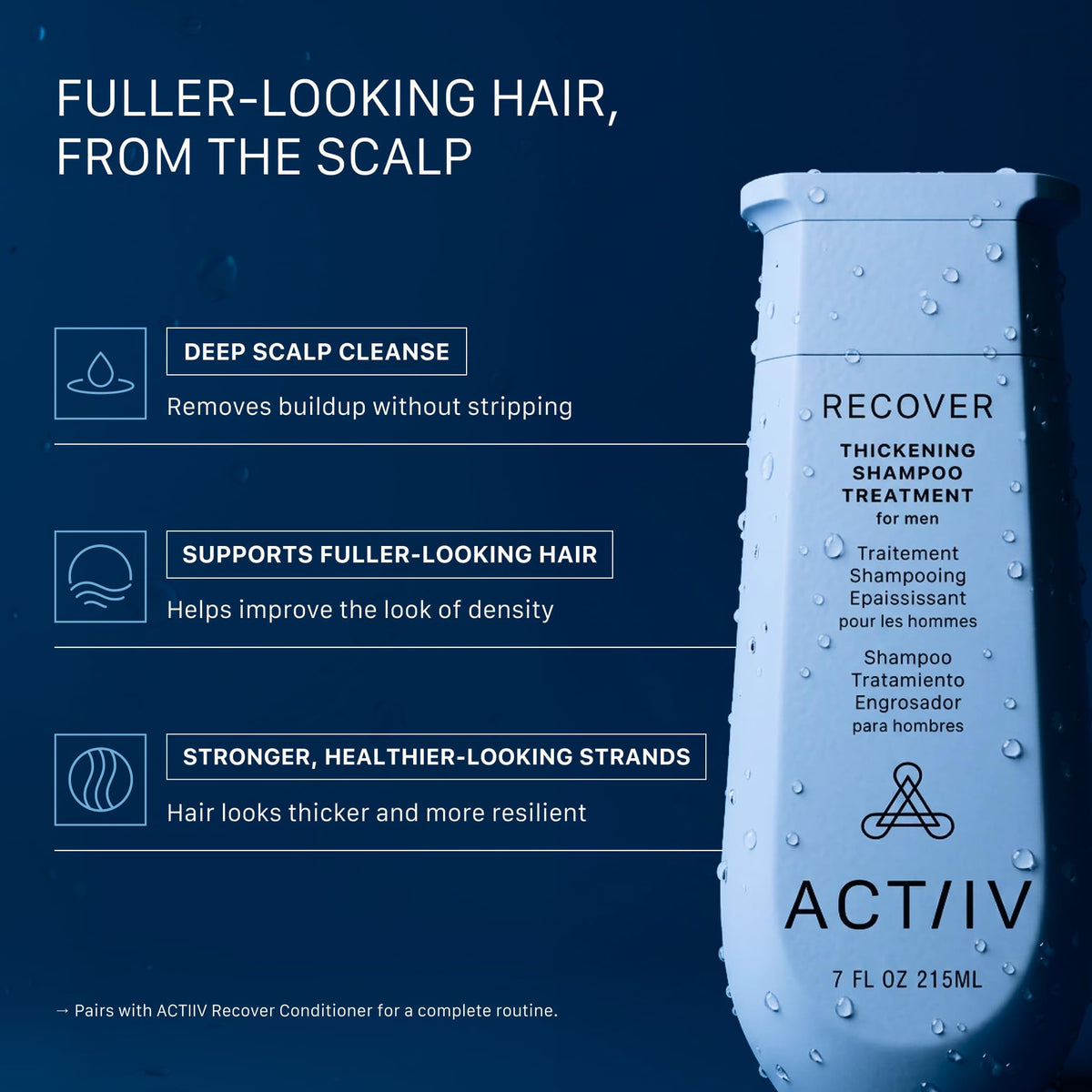 ACTIIV Recover Thickening Shampoo Treatment for Men