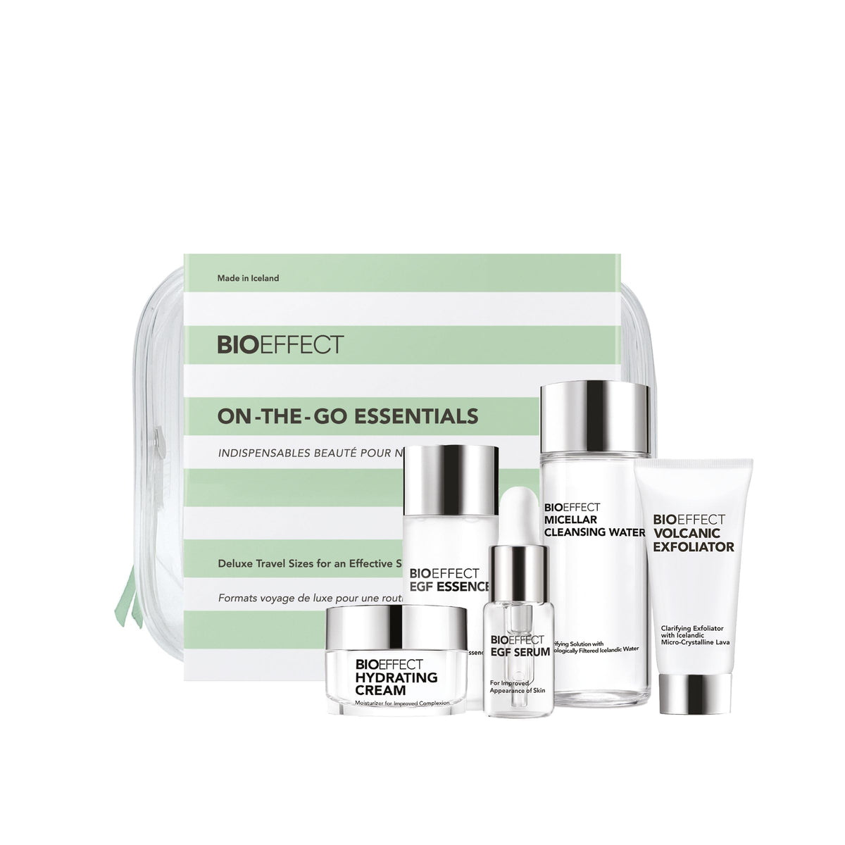BIOEFFECT On-The-Go EGF Skincare Set, 5-Piece Travel Size