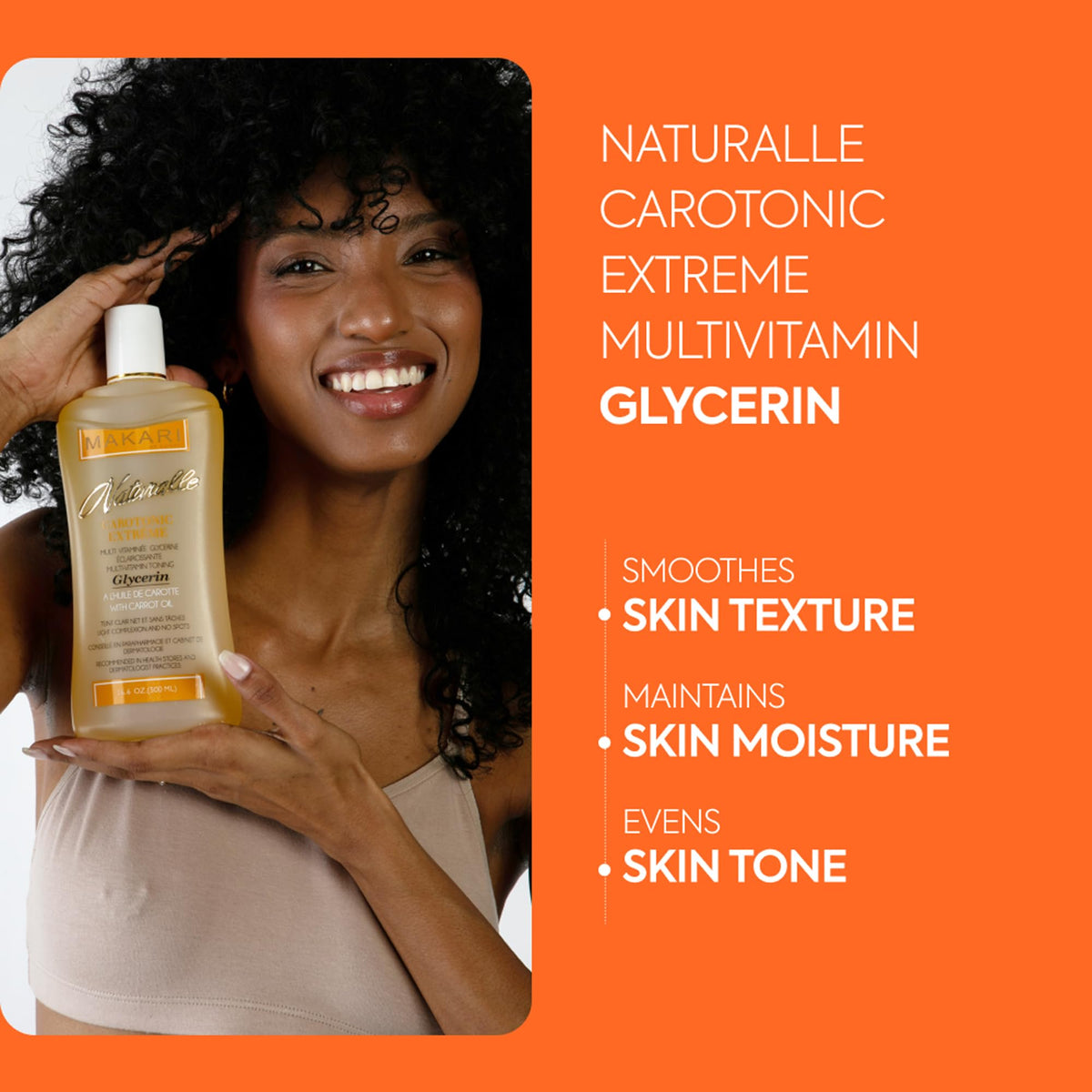 MAKARI Naturalle Carotonic Extreme Body Glycerin, 16.6 Fl Oz
