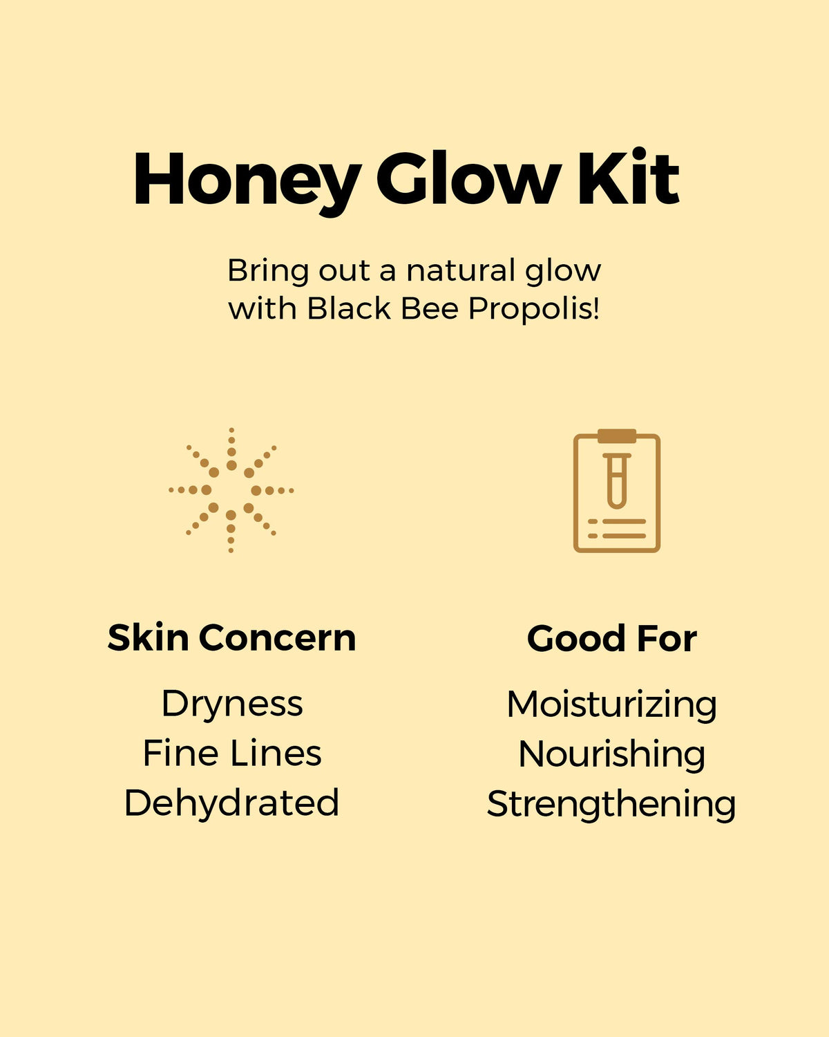 COSRX Honey Glow Kit Propolis Toner Ampoule Cream Travel Size Set