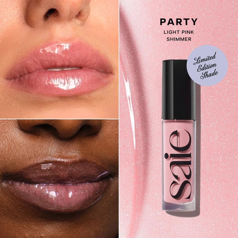 Saie Glossybounce Hydrating Lip Gloss Oil