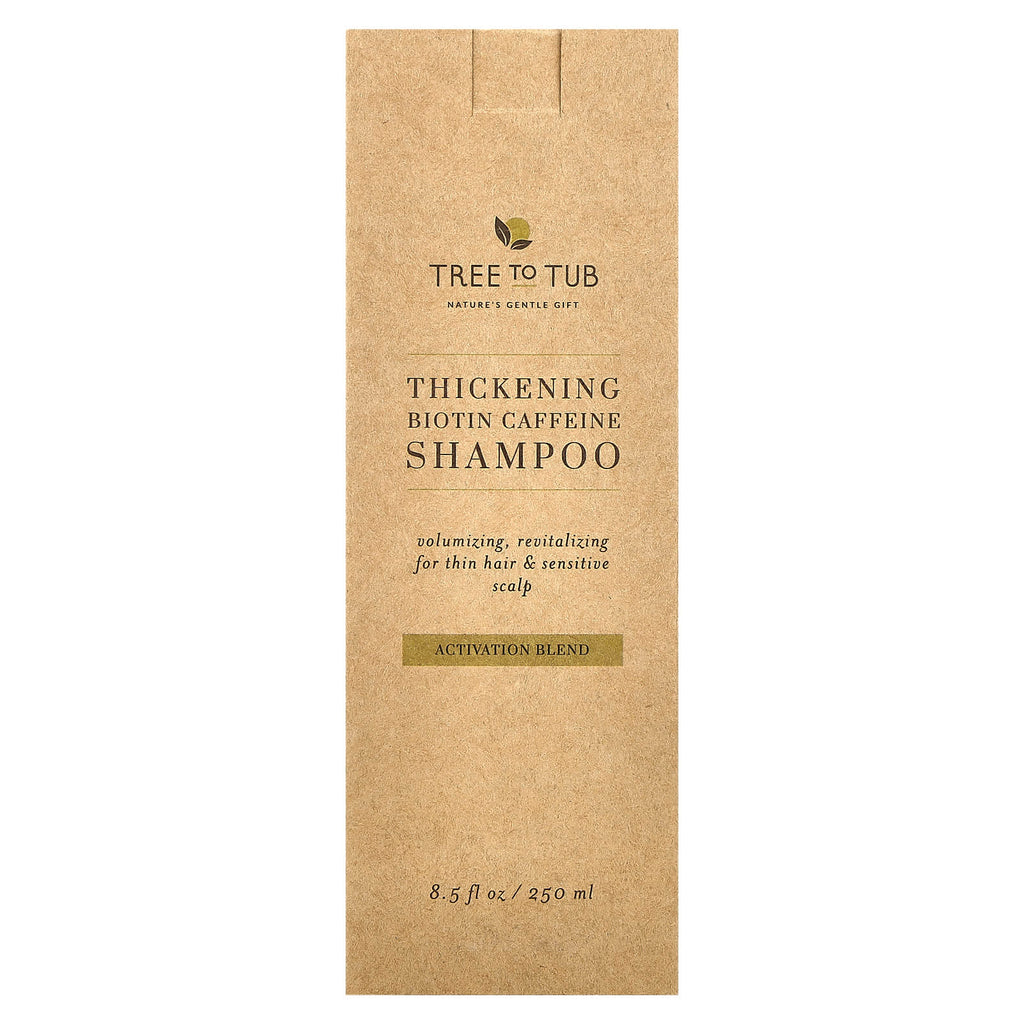 Tree To Tub, Thickening Biotin Caffeine Shampoo, Activation Blend , 8.5 fl oz (250 ml)