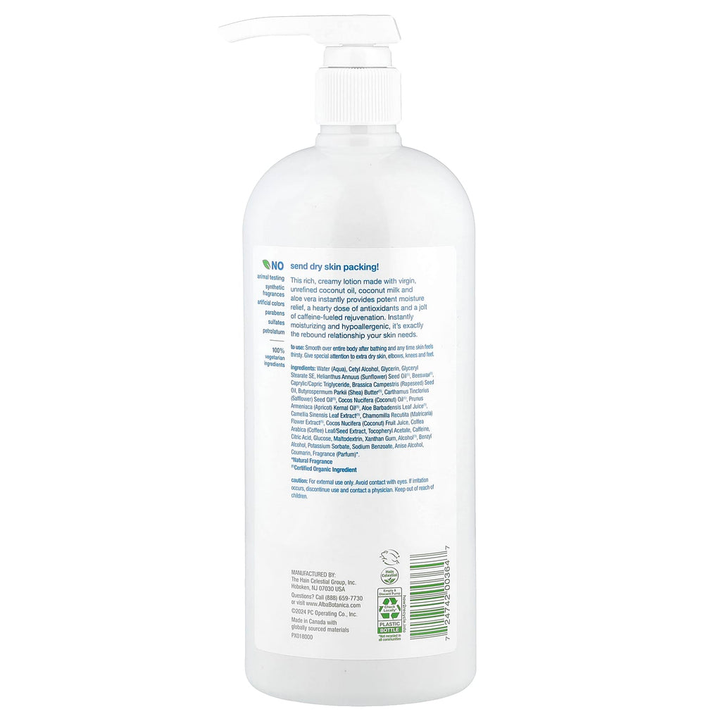 Alba Botanica, Daily Moisturizing Lotion, Dry to Very Dry Skin , 32 fl oz (946 ml)