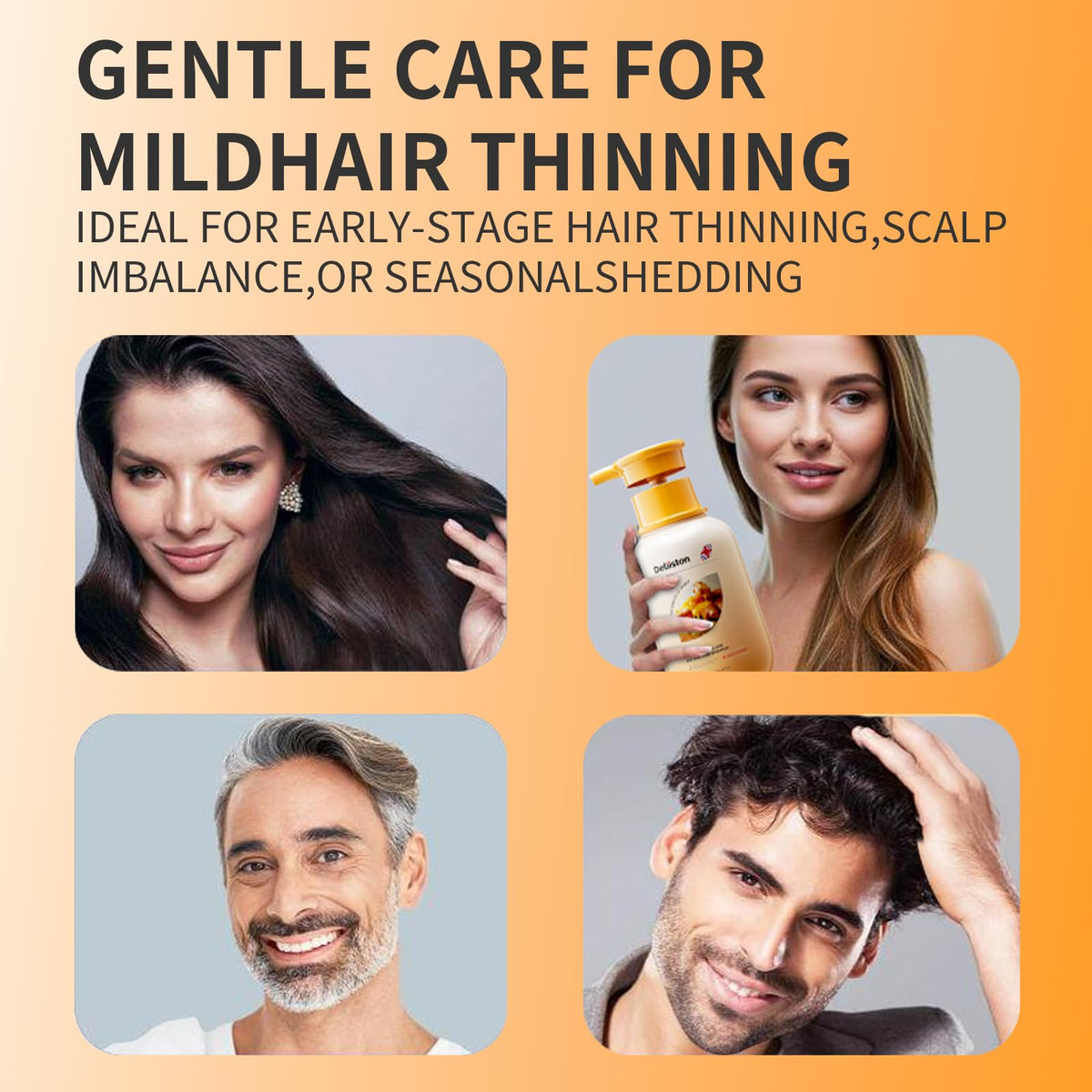 Ginger Anti-Hair Loss Shampoo with Natural Ginger Root Extract