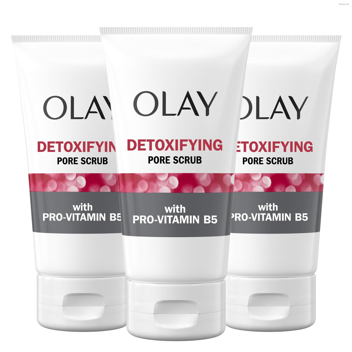 Olay Detoxifying Pore Scrub Exfoliating Facial Cleanser