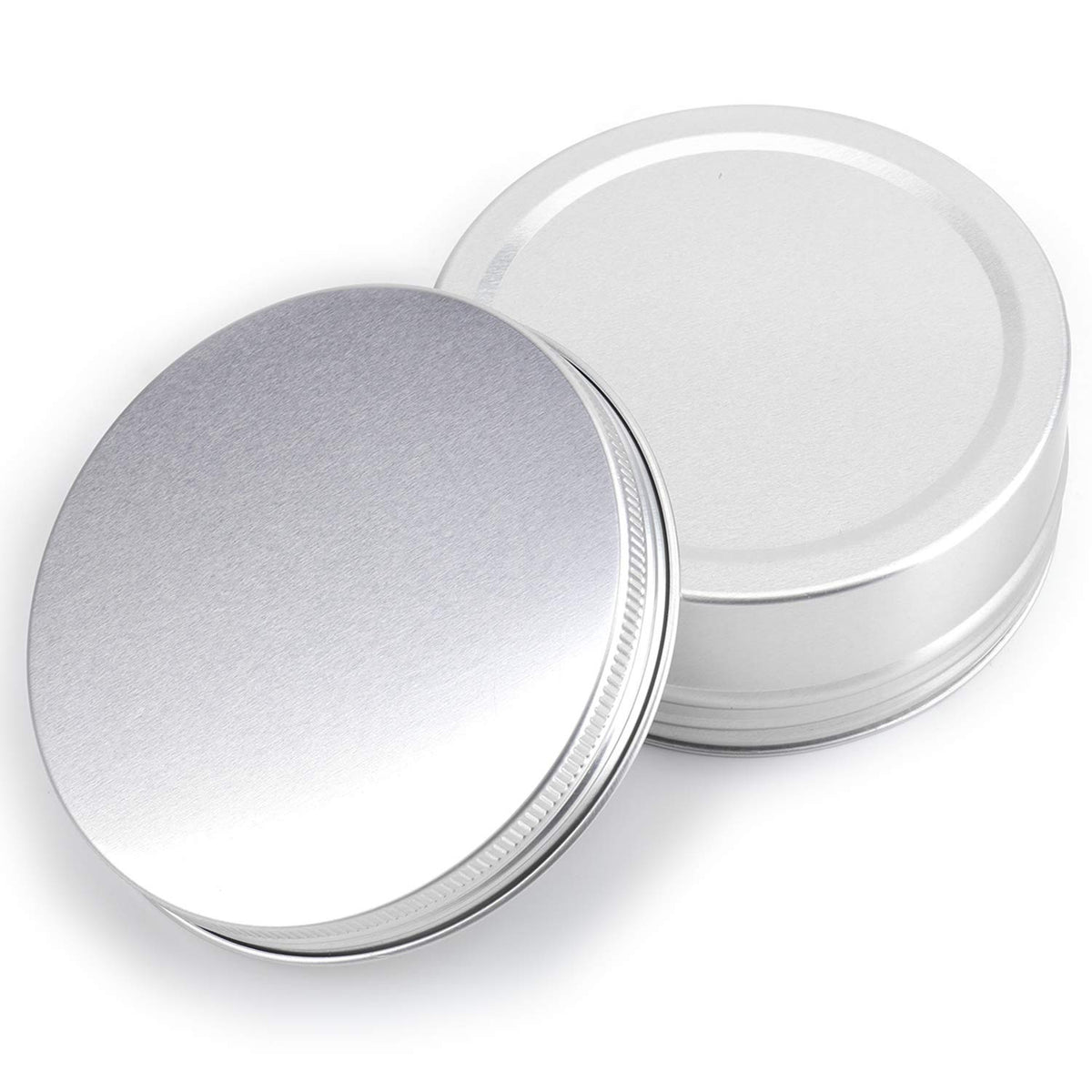 Foraineam 24 Pack 8 oz Aluminum Tin Cans with Screw Top Lids
