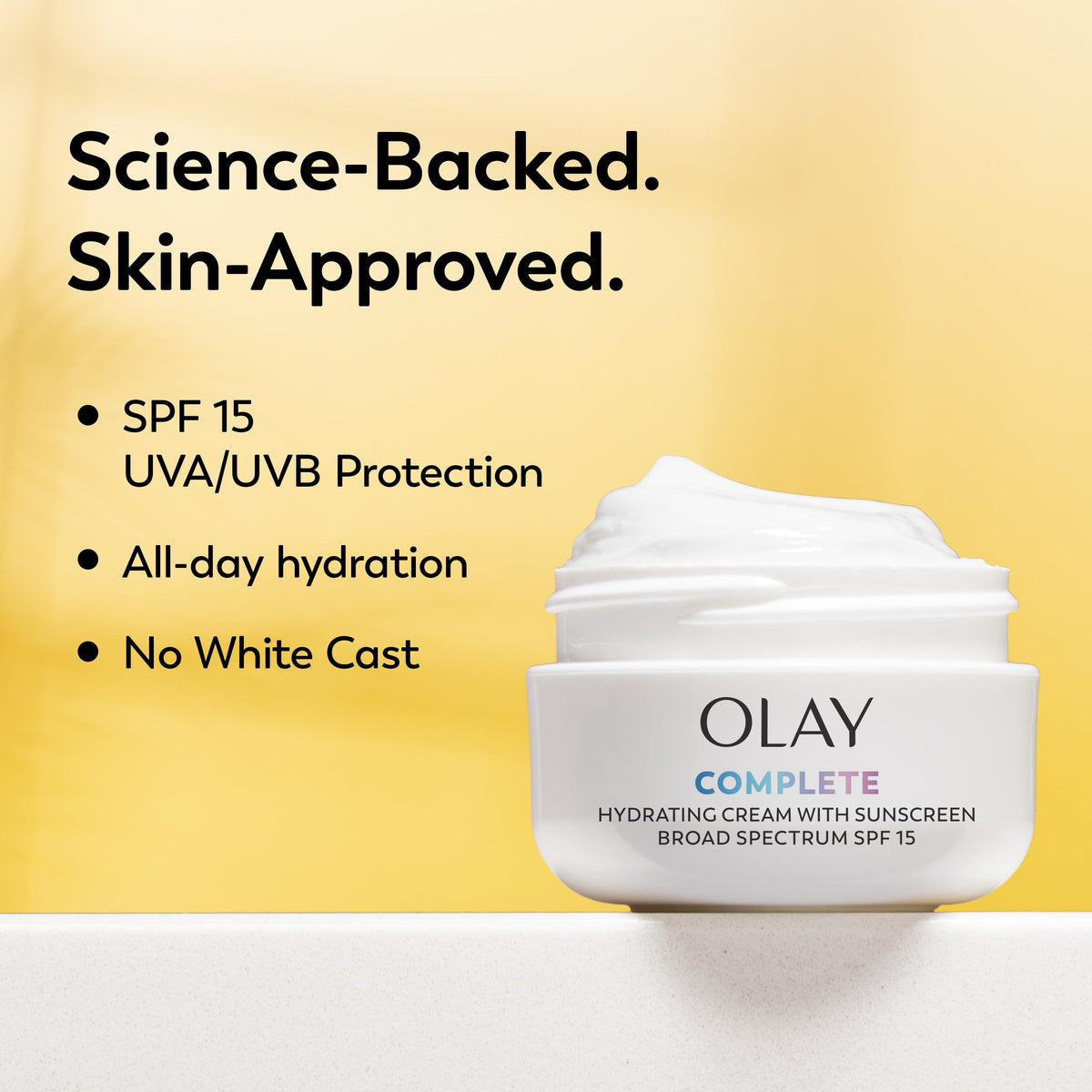 Olay Complete All Day Face Moisturizer SPF 15, Normal Skin, 2 Fl Oz, 3 Pack