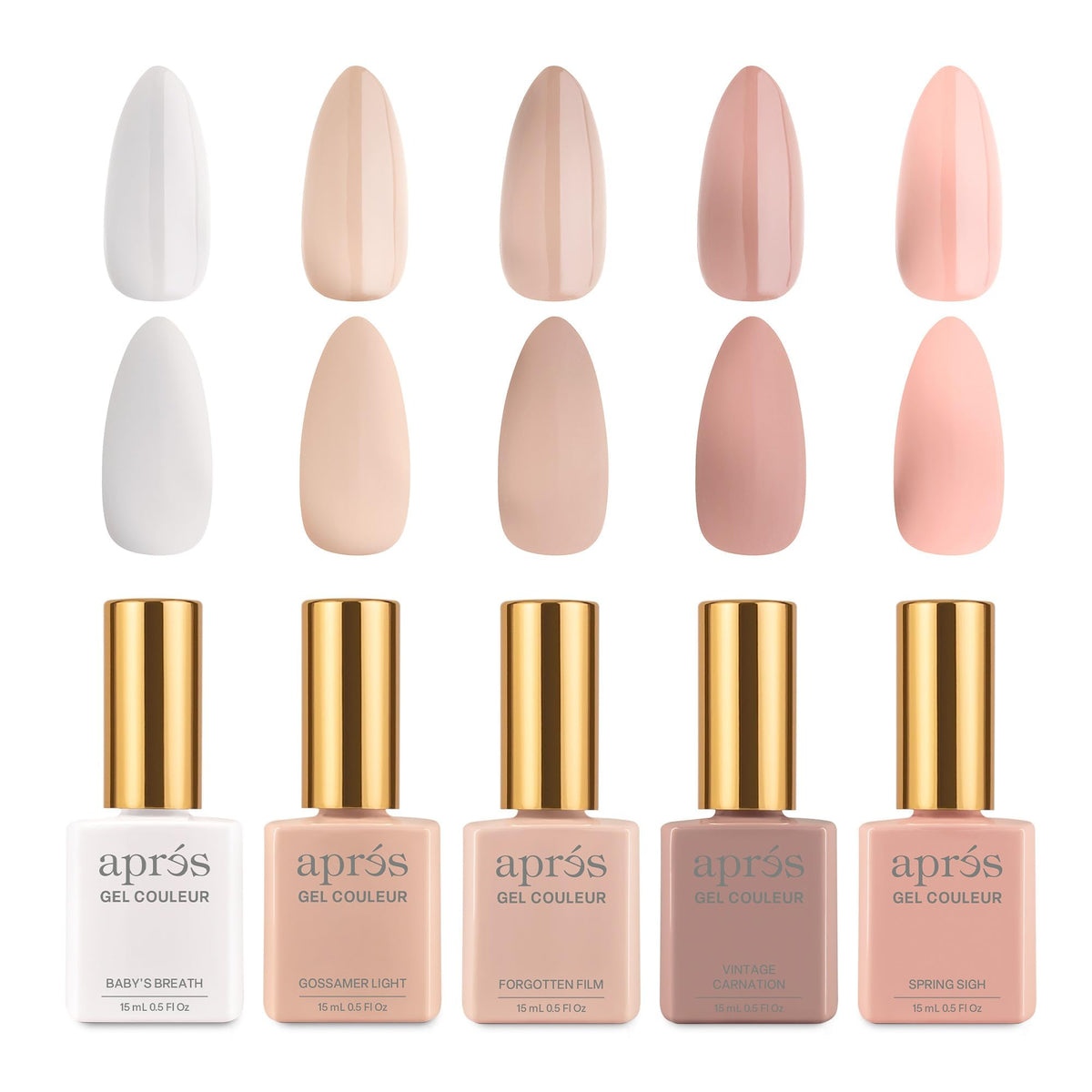 APRÉS Gel Couleur Gel Nail Polish Combo Set