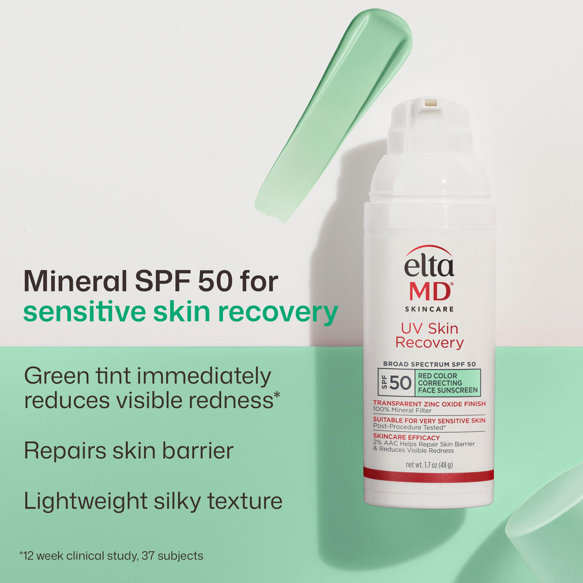 EltaMD UV Skin Recovery SPF 50 100% Mineral Facial Sunscreen