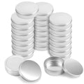 Foraineam 24 Pack 8 oz Aluminum Tin Cans with Screw Top Lids