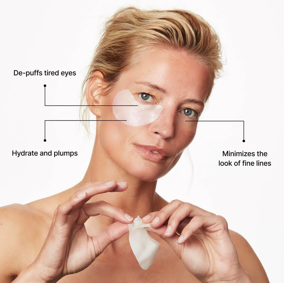 Jillian Dempsey Natural Under Eye Masks, Hydrating 10-Count Pack
