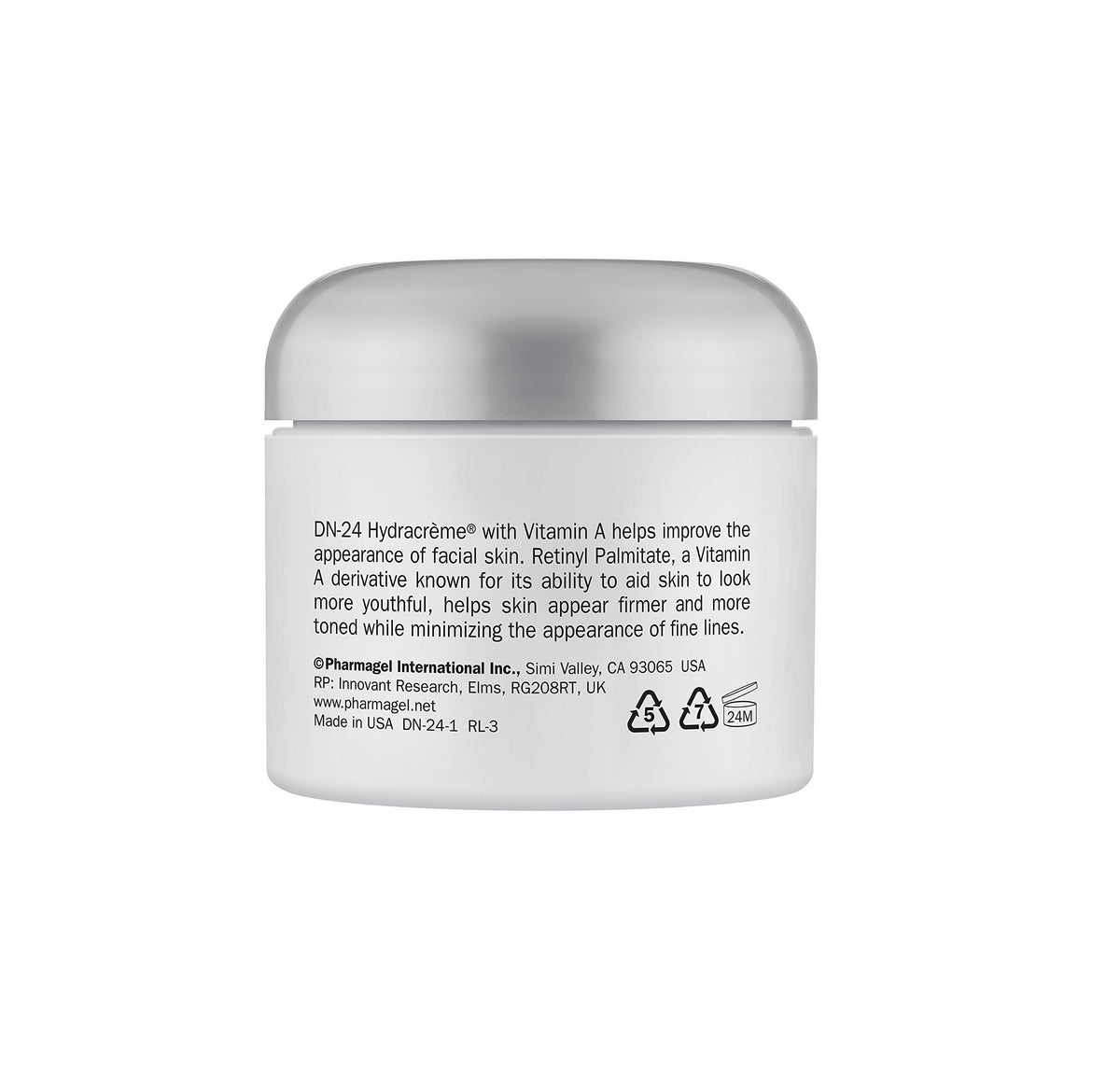 Pharmagel DN-24 Hydracrème Intensive Vitamin Moisturizer, Face & Neck, 2 oz