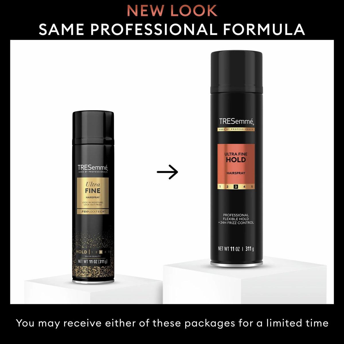 TRESemmé Ultra Fine Hold Hairspray 2-Pack with Travel Size