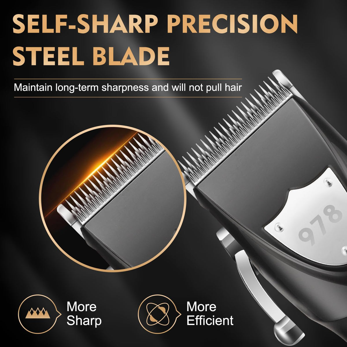 Suttik Professional Hair Clipper Set for Men with Trimmer and Shaver