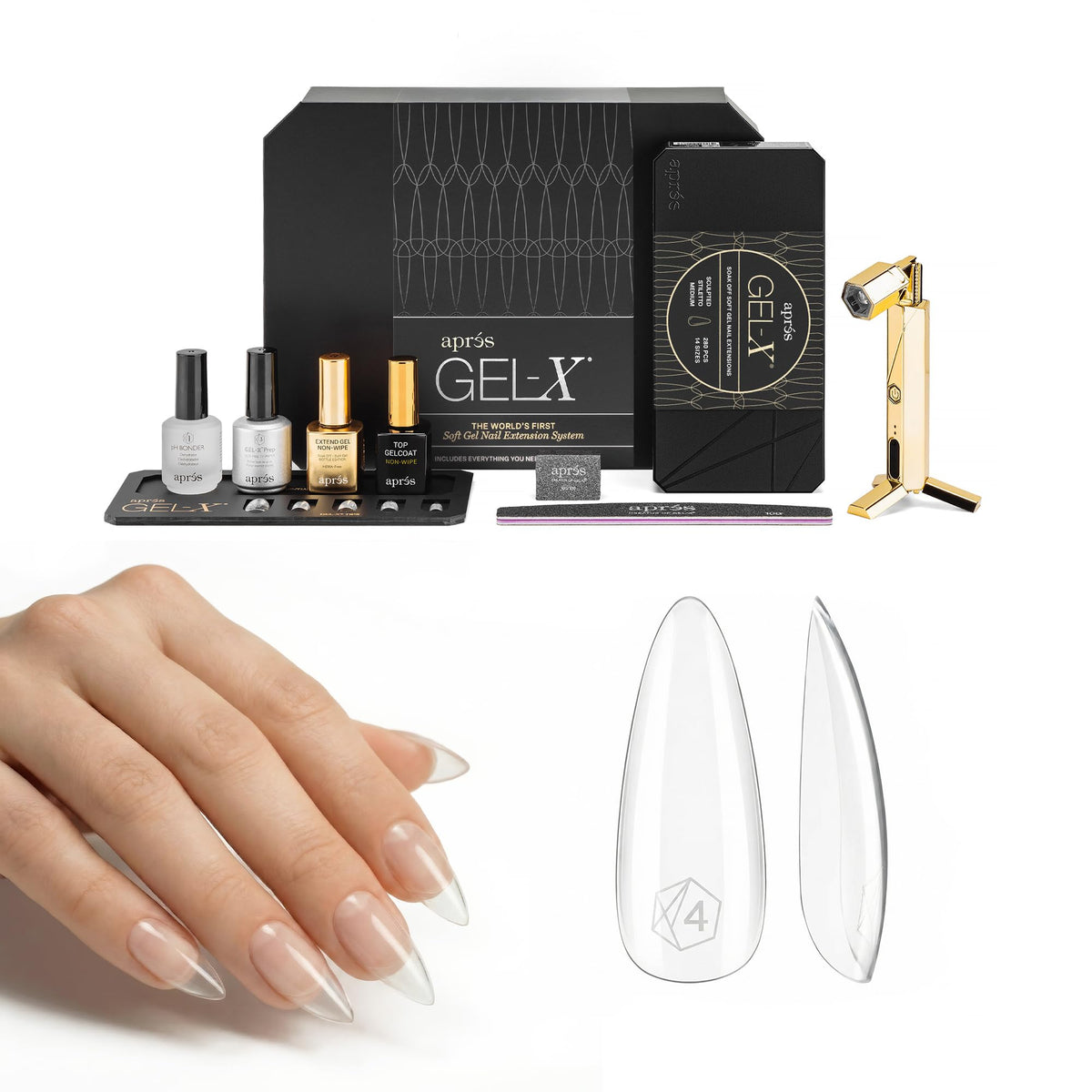 Aprés Gel-X Professional Soft Gel Nail Extension Starter Kit