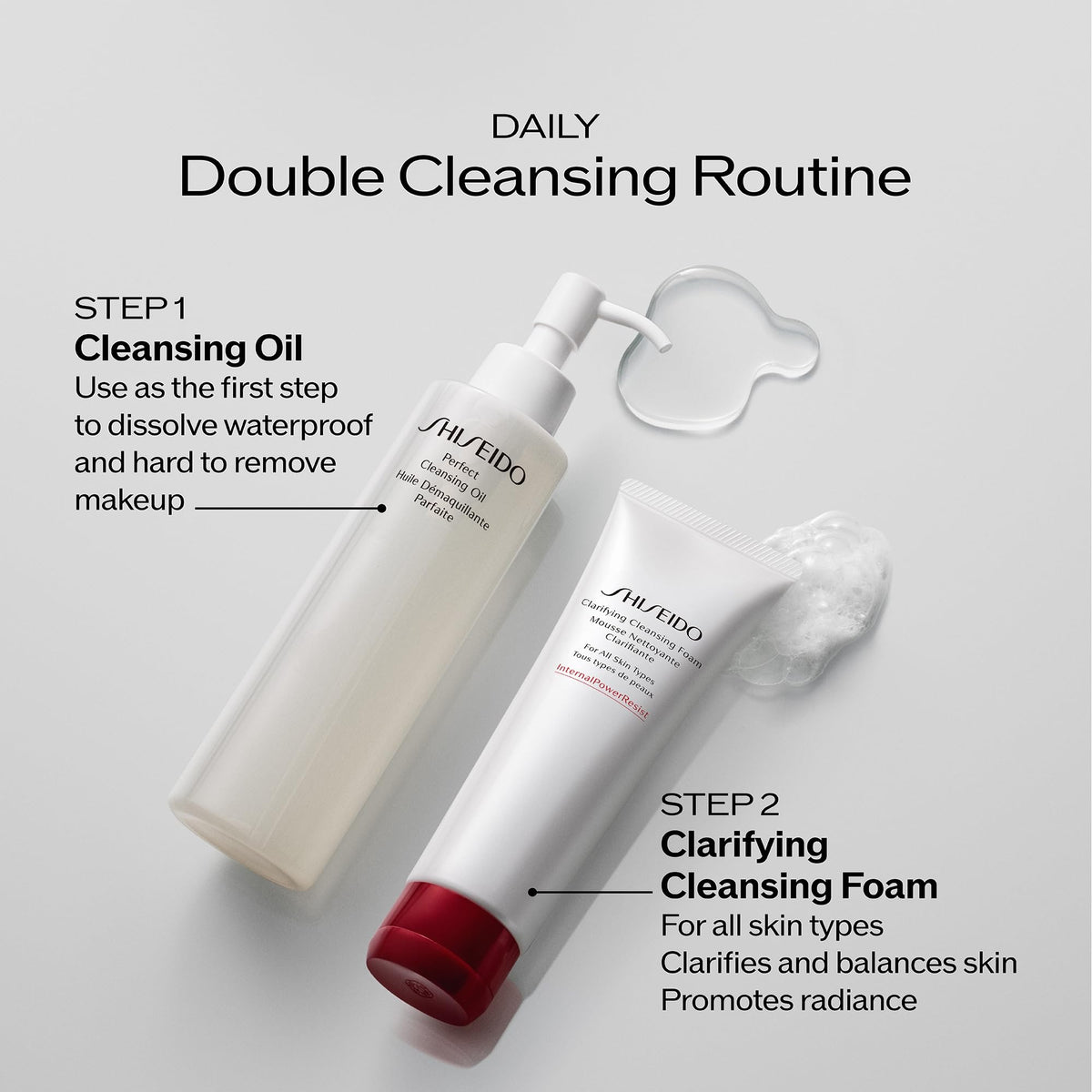 Shiseido Clarifying Cleansing Foam 125 mL Facial Cleanser for All Skin Types