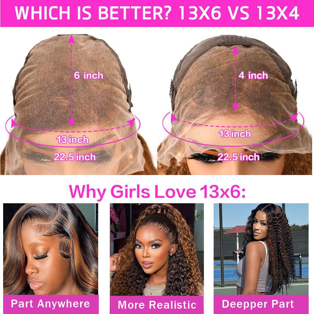 Human Hair Lace Front Wig, Pre-Plucked HD Lace, 180% Density