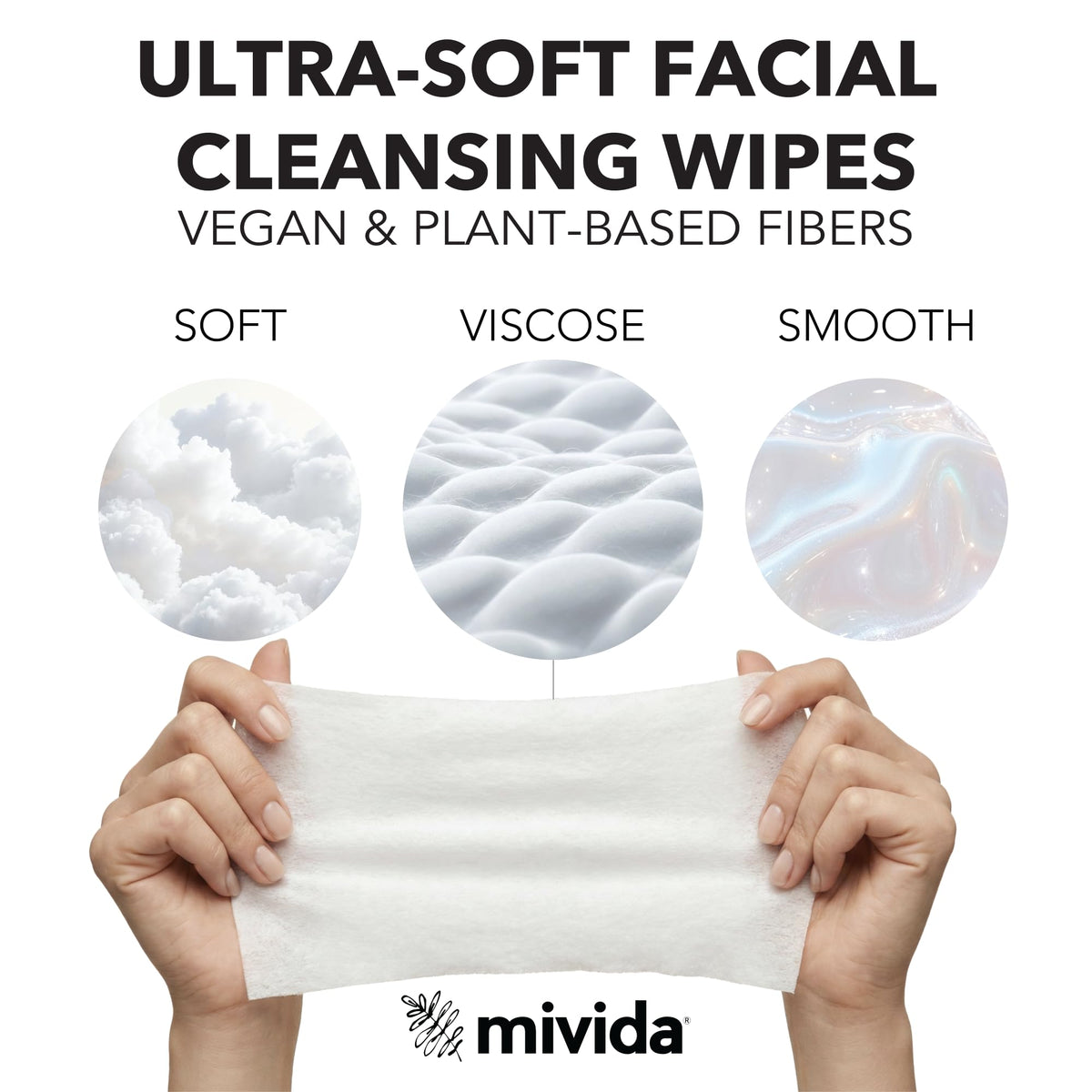 mivida Hypoallergenic Makeup Remover Wipes
