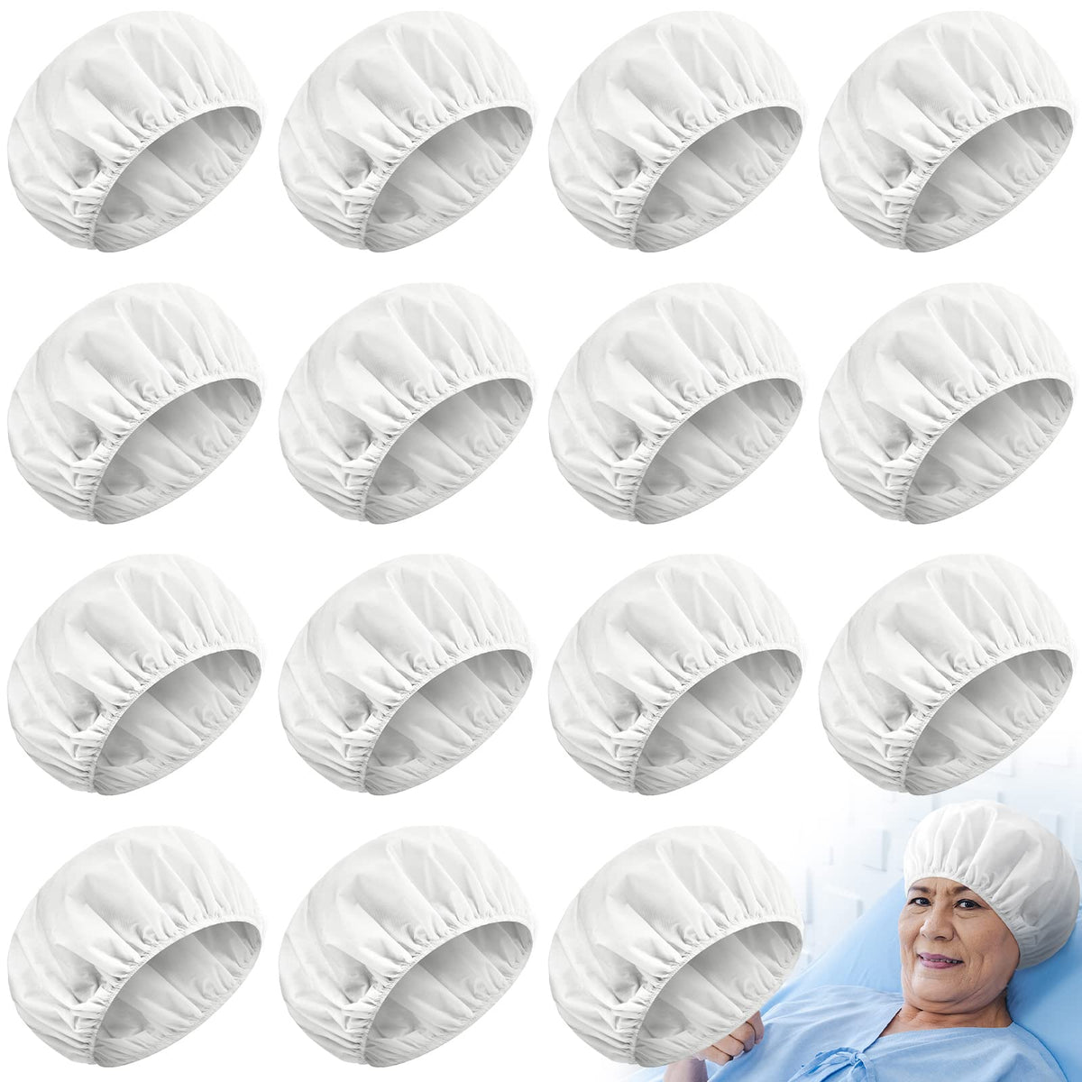 Hicarer Waterless Shampoo Caps, Disposable Hair Washing Caps