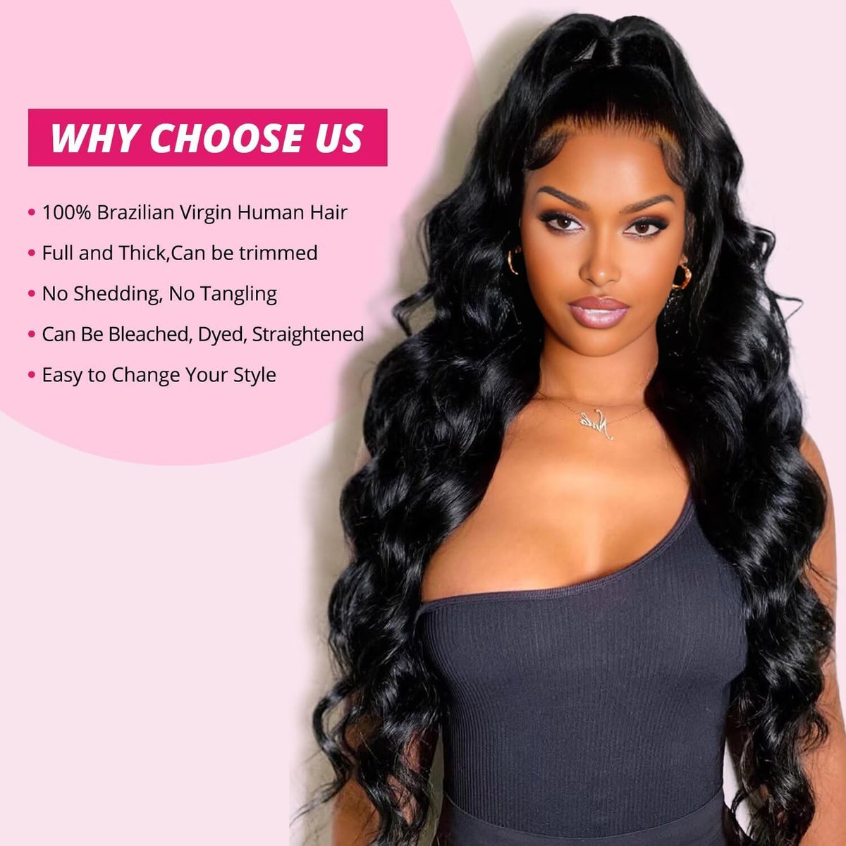 12A Brazilian Body Wave Human Hair Bundles, 100% Unprocessed Virgin Hair, 3 Bundles