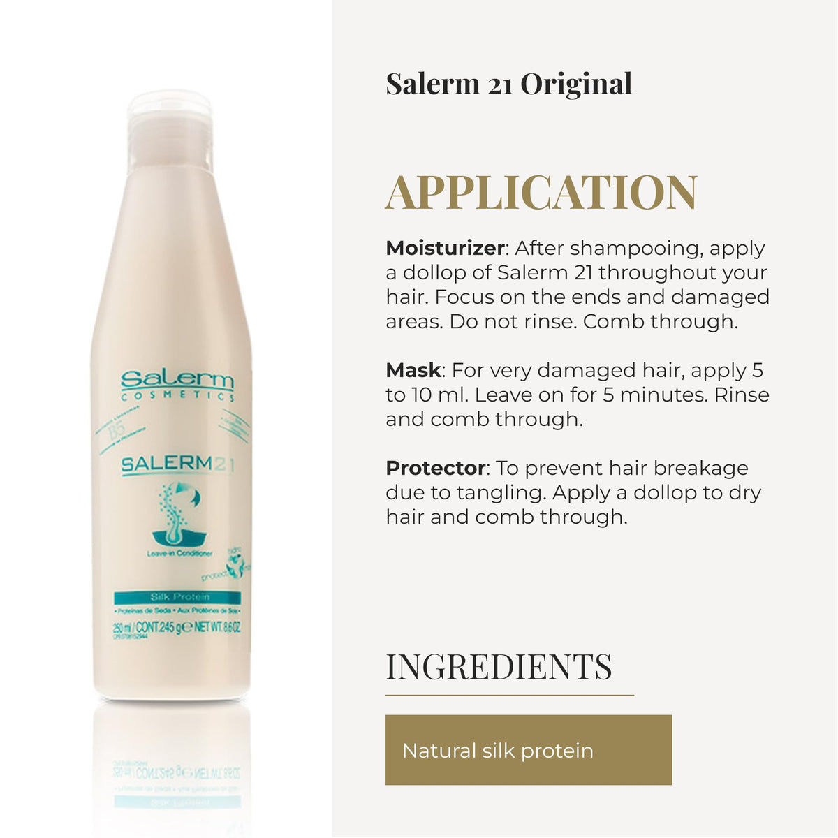 Salerm 21 B5 Silk Protein Leave-In Conditioner