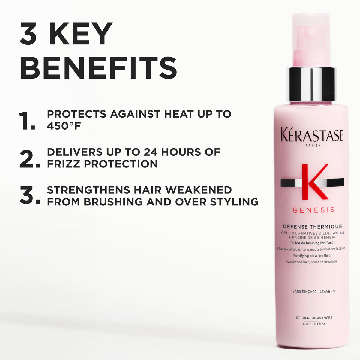 Kérastase Genesis Defense Thermique Blow-Dry Primer, 5 Fl Oz
